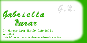 gabriella murar business card